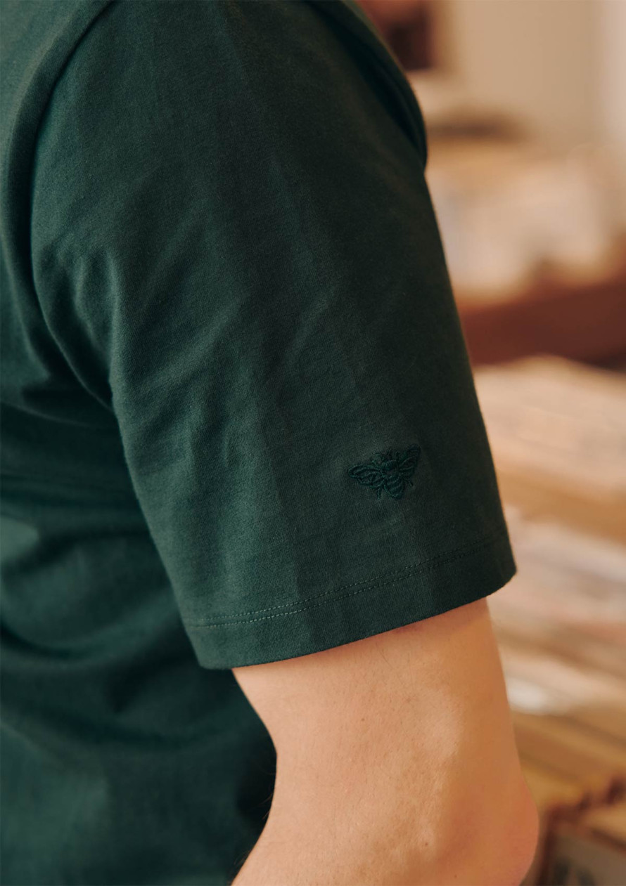 t-shirt-homme-marceau-vert-coton-biologique-collection-automne-hiver-2026-2