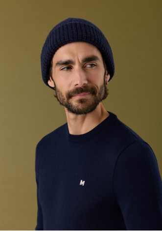 bonnet-homme-graine-bleu-marine-laine-collection-automne-hiver-2026-2