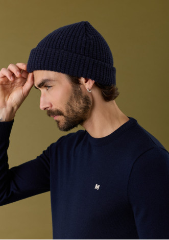 bonnet-homme-graine-bleu-marine-laine-collection-automne-hiver-2026-1