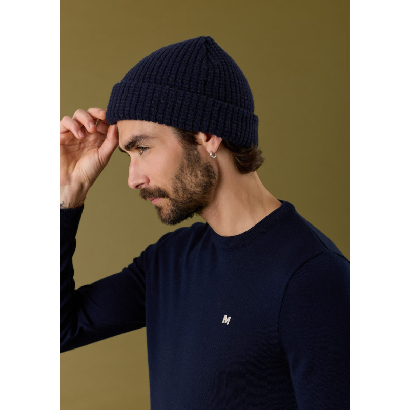 bonnet-homme-graine-bleu-marine-laine-collection-automne-hiver-2026-1