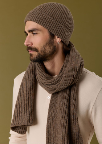 echarpe-homme-chanterelle-marron-laine-collection-automne-hiver-2026-1