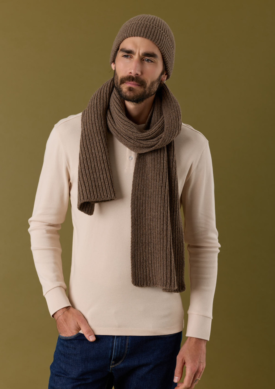 echarpe-homme-chanterelle-marron-laine-collection-automne-hiver-2026-4