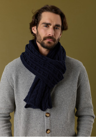 echarpe-homme-torsade-bleu-marine-made-in-france-collection-automne-hiver-2026-2