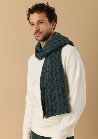 echarpe-homme-torsade-vert-made-in-france-collection-automne-hiver-2026-2