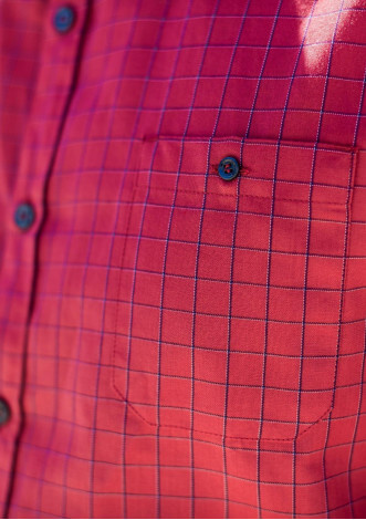 CHEMISE CERF ROUGE CARREAUX