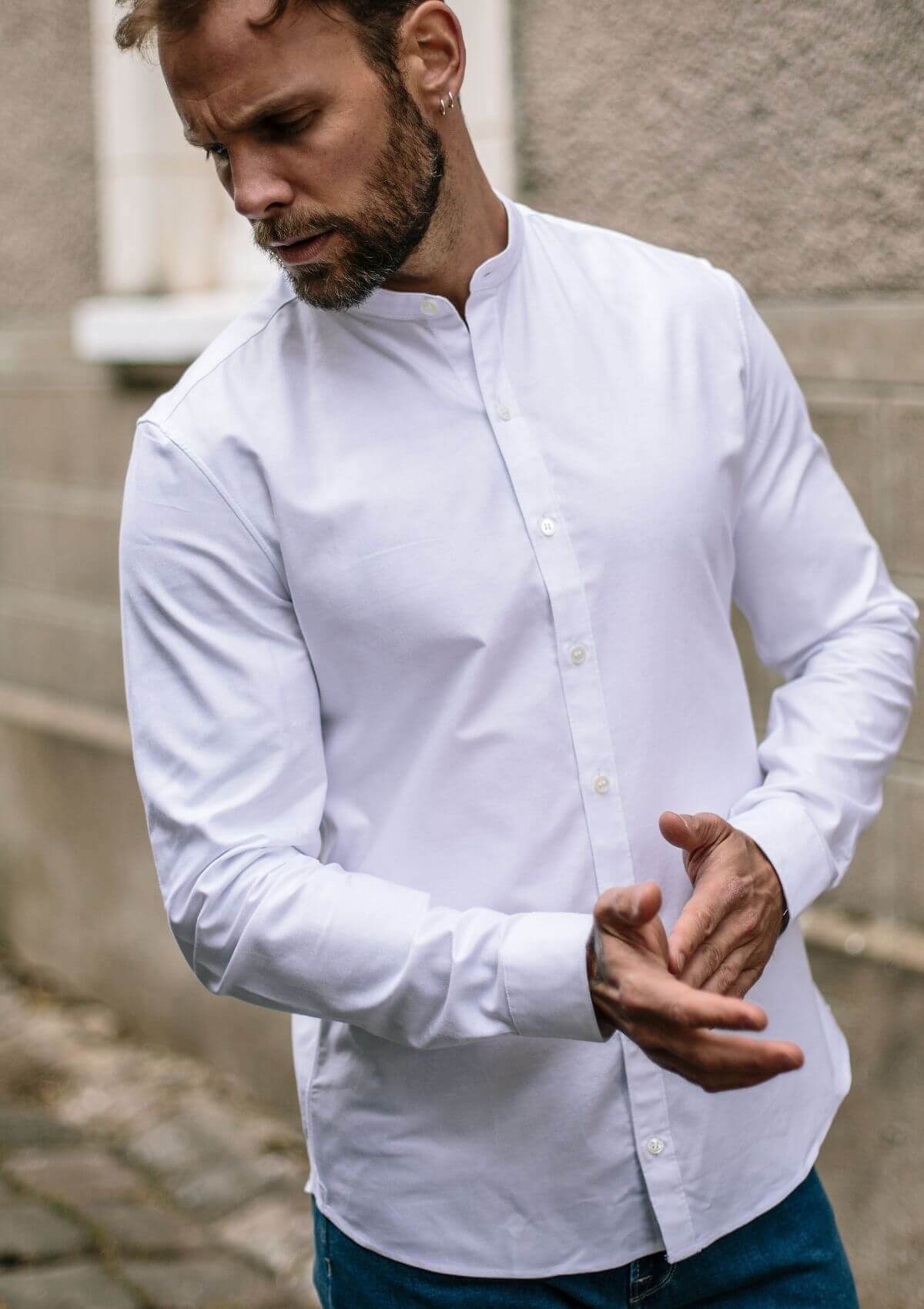 Chemise En Jean Portez Jr – Coupe Slim, En Coton Durable (70% Minimum)