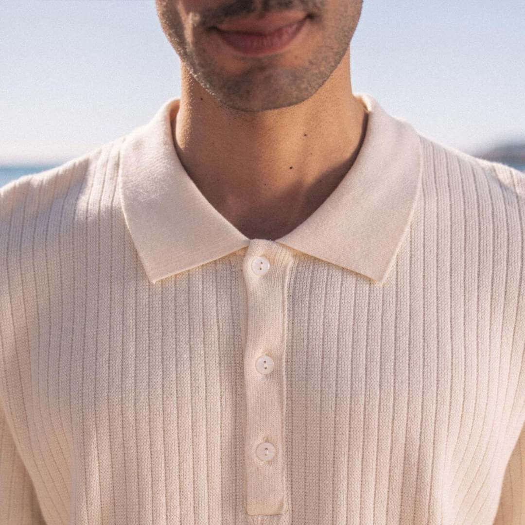 Polo maille homme fabriqué en France