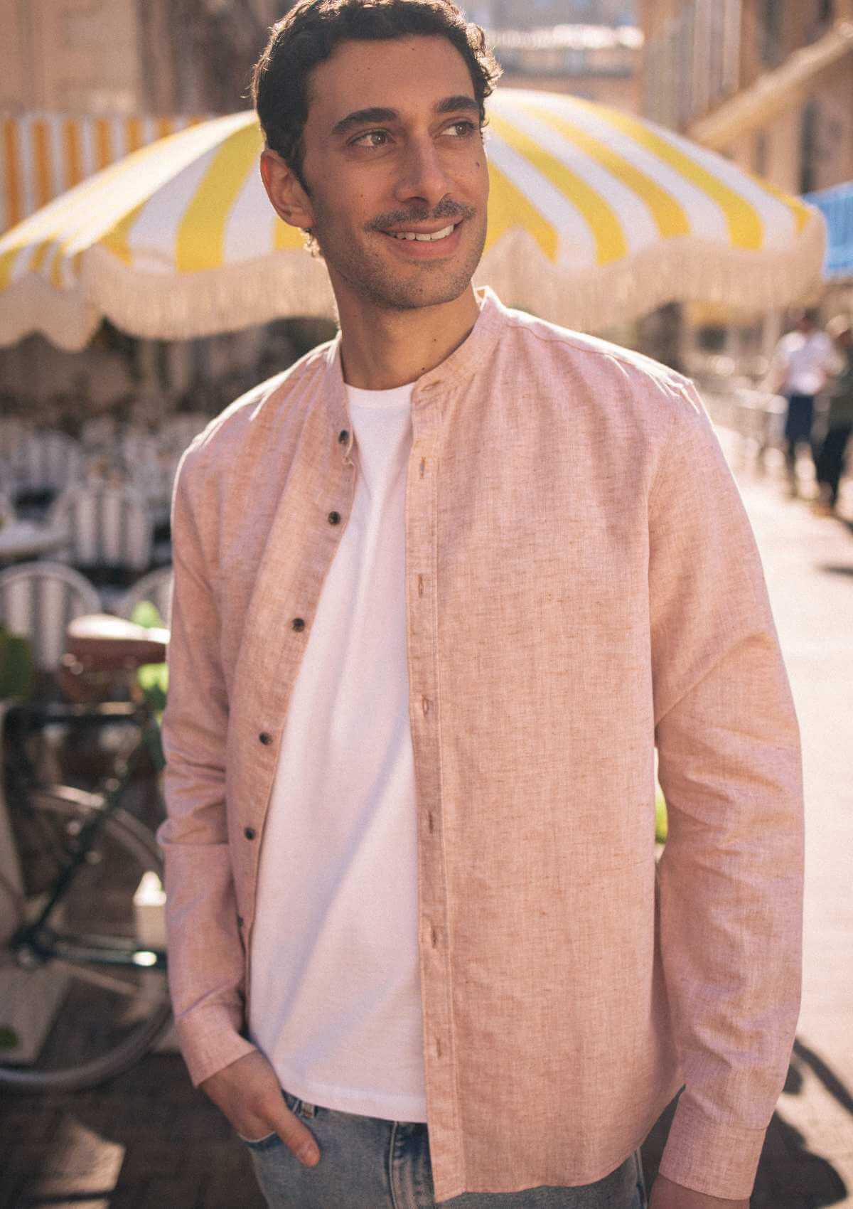Chemise en lin homme montlimart
