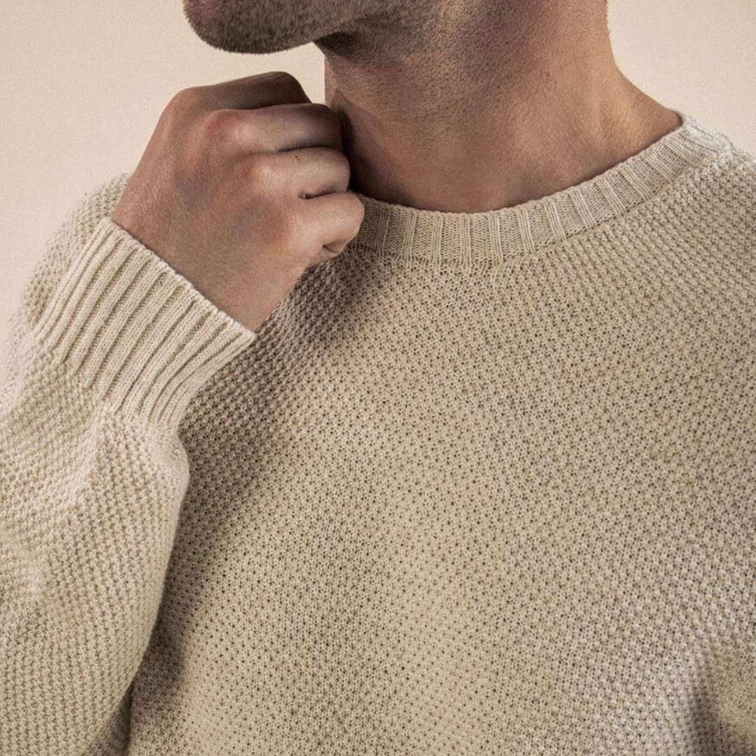 Pull Pollen en lin pour homme made in france montlimart