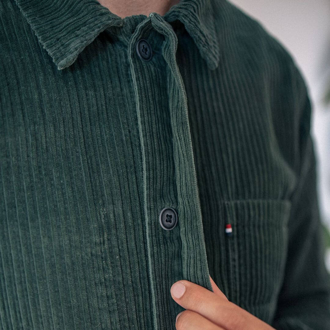veste homme demi saison velours workwear